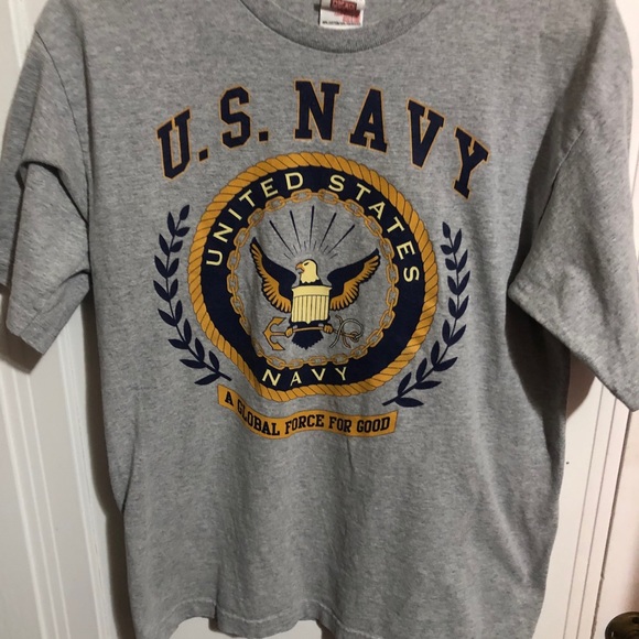 BAYSIDE NAVY SHIRT. MEDIUM - Picture 4 of 8